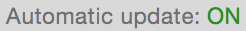 Automatic update